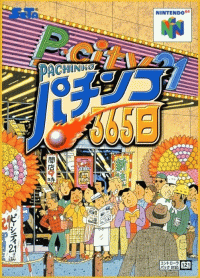 Pachinko 365 Nichi JP Nintendo 64  box art